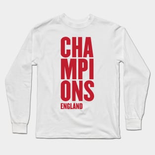 England Six Nations Rugby Union Champions Long Sleeve T-Shirt